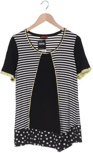 Damen T-Shirt, schwarz, Gr. EU 44, Elasthan, Viskose - Second Hand - aprico - Modalova