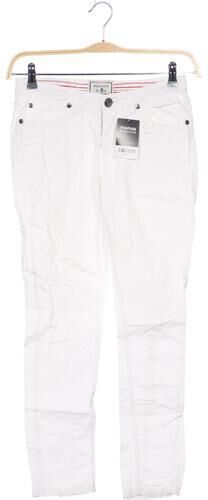 Damen Stoffhose, weiß, Gr. W27 L26, Elasthan, Baumwolle - Second Hand - ARQUEONAUTAS - Modalova