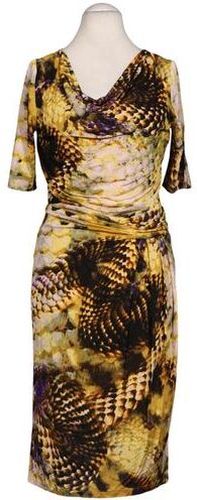 Damen Kleid, gelb, Gr. EU 38, Elasthan, Synthetik, Viskose - Second Hand - Basler - Modalova