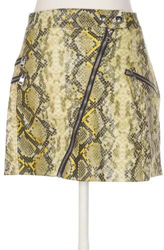 Damen Rock, grün, Gr. S, Kunstleder, Synthetik, Viskose - Second Hand - Bershka - Modalova