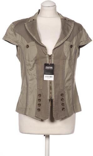 Damen Bluse, grün, Gr. EU 36, Elasthan, Baumwolle - Second Hand - Biba - Modalova