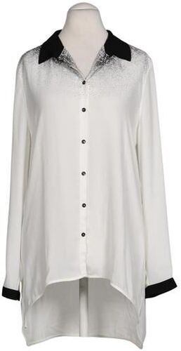 Damen Bluse, weiß, Gr. EU 40, Synthetik - Second Hand - Biba - Modalova