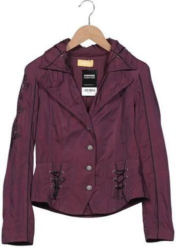 Damen Jacke, bordeaux, Gr. EU 34, Synthetik, Viskose - Second Hand - Biba - Modalova