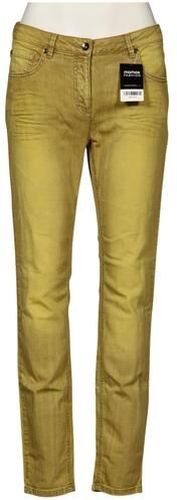 Damen Jeans, gelb, Gr. EU 42, Elasthan, Baumwolle - Second Hand - Biba - Modalova