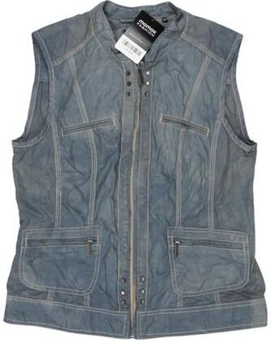 Damen Weste, blau, Gr. EU 36, Baumwolle - Second Hand - Bonita - Modalova