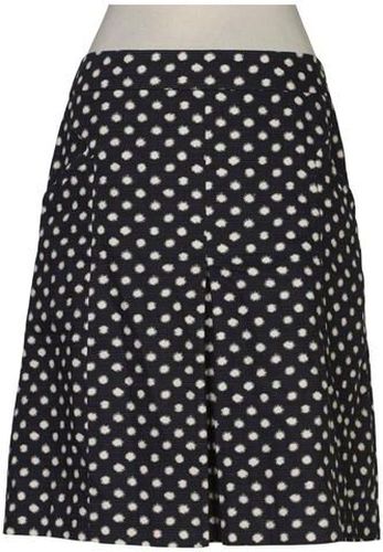 Damen Rock, marineblau, Gr. EU 40, Baumwolle, Synthetik - Second Hand - Boden - Modalova