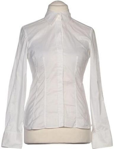 By Hugo Damen Bluse, weiß, Gr. EU 38, Baumwolle, Synthetik - Second Hand - BOSS - Modalova