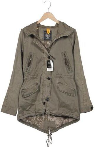 Damen Mantel, grün, Gr. EU 38, Elasthan, Baumwolle, Leder, Synthetik - Second Hand - Blonde No.8 - Modalova