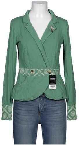 Damen Blazer, grün, Gr. M, Elasthan, Baumwolle - Second Hand - Blutsgeschwister - Modalova