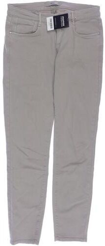 Damen Jeans, beige, Gr. W27 L32, Elasthan, Baumwolle, Leder, Lyocell, Modal - Second Hand - Brax - Modalova