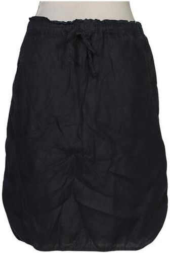 Damen Rock, marineblau, Gr. W27, Leinen - Second Hand - Brax - Modalova