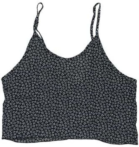 Damen Top, schwarz, Gr. Onesize, Baumwolle, Viskose - Second Hand - Brandy Melville - Modalova