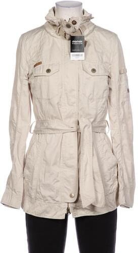 Damen Jacke, cremeweiß, Gr. EU 36, Baumwolle, Synthetik - Second Hand - Camel active - Modalova