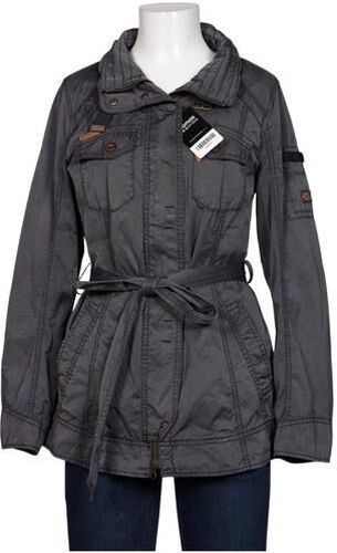 Damen Jacke, grau, Gr. EU 38, Baumwolle, Synthetik - Second Hand - Camel active - Modalova