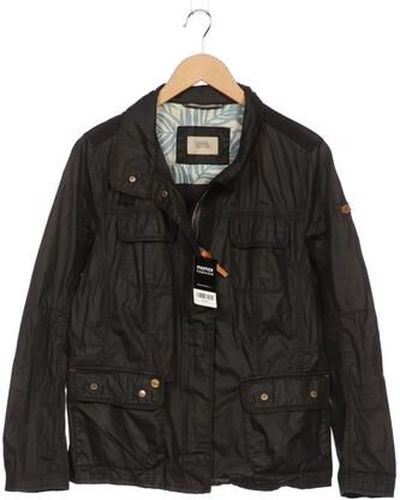 Damen Jacke, schwarz, Gr. EU 42, Baumwolle, Synthetik - Second Hand - Camel active - Modalova