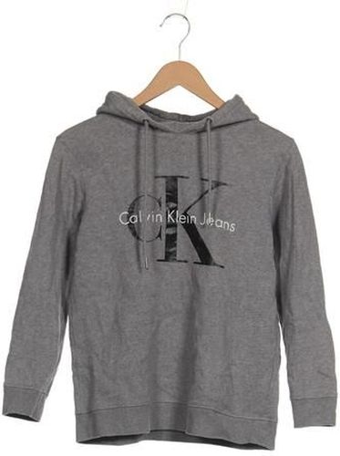 Jeans Damen Kapuzenpullover, grau, Gr. XS, Baumwolle - Second Hand - Calvin Klein - Modalova