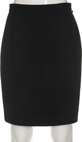 Damen Rock, schwarz, Gr. EU 36, Synthetik, Viskose - Second Hand - Cartoon - Modalova