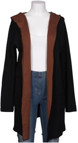 Damen Strickjacke, schwarz, Gr. EU 38, Baumwolle, Synthetik, Viskose - Second Hand - Cartoon - Modalova