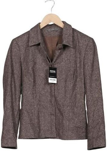 Damen Jacke, braun, Gr. EU 36 (F 38), Elasthan, Synthetik, Wolle, Viskose - Second Hand - Caroll - Modalova