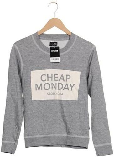 Damen Sweatshirt, grau, Gr. S, Baumwolle, Synthetik, Viskose - Second Hand - Cheap Monday - Modalova