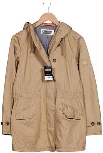 Damen Mantel, beige, Gr. EU 38, Baumwolle, Synthetik, Viskose - Second Hand - Cinque - Modalova