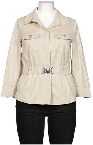 Damen Jacke, beige, Gr. EU 38, Elasthan, Baumwolle - Second Hand - Comma - Modalova