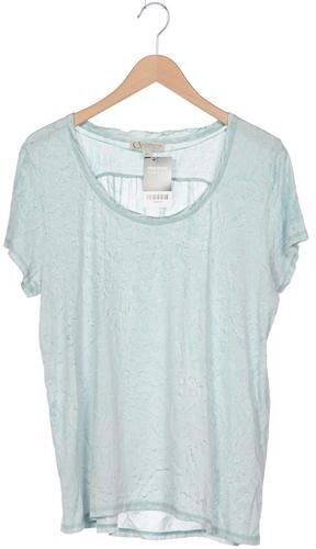 Damen T-Shirt, hellblau, Gr. EU 40, Baumwolle, Viskose - Second Hand - Comma - Modalova