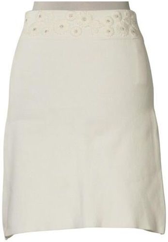 Damen Rock, weiß, Gr. EU 36, Synthetik, Wolle, Viskose - Second Hand - Claudie Pierlot - Modalova