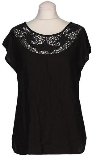 Damen Bluse, schwarz, Gr. EU 38, Viskose - Second Hand - Cream - Modalova