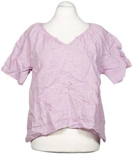 Damen Bluse, flieder, Gr. EU 48, Leinen - Second Hand - Deerberg - Modalova