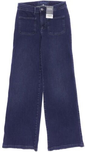 Damen Jeans, marineblau, Gr. EU 36, Elasthan, Baumwolle - Second Hand - Deerberg - Modalova