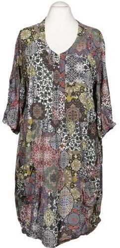 Damen Kleid, mehrfarbig, Gr. Xxl, Viskose - Second Hand - Deerberg - Modalova