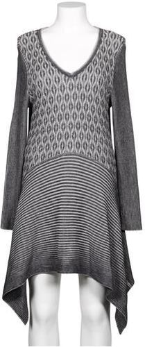 Damen Kleid, grau, Gr. M, Baumwolle - Second Hand - Deerberg - Modalova