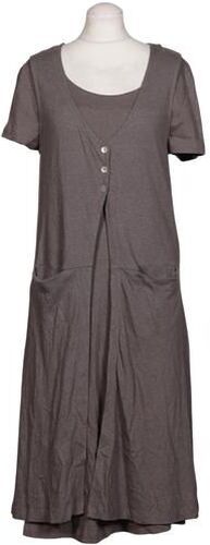 Damen Kleid, grau, Gr. M, Baumwolle, Leinen - Second Hand - Deerberg - Modalova