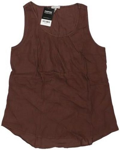 Damen Top, braun, Gr. M, Leinen - Second Hand - Deerberg - Modalova