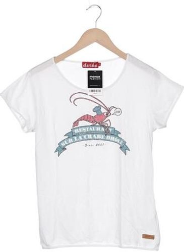 Damen T-Shirt, weiß, Gr. L, Baumwolle, Synthetik - Second Hand - Derbe - Modalova