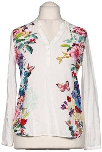 Damen Bluse, weiß, Gr. L, Viskose - Second Hand - Desigual - Modalova