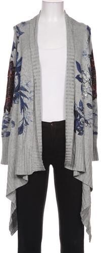 Damen Strickjacke, grau, Gr. XS - Second Hand - Desigual - Modalova