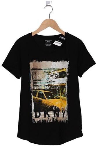 Damen T-Shirt, schwarz, Gr. S, Baumwolle - Second Hand - DKNY by Donna Karan New York - Modalova