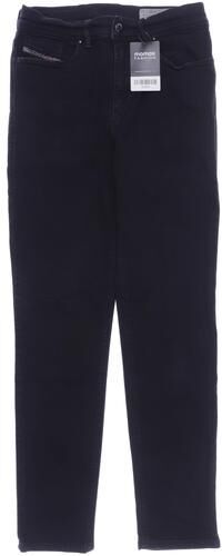 Damen Jeans, schwarz, Gr. W25 L27, Elasthan, Baumwolle, Leder - Second Hand - Diesel - Modalova