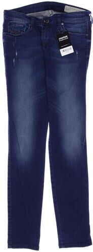 Damen Jeans, marineblau, Gr. W29 L30, Elasthan, Baumwolle, Leder, Synthetik - Second Hand - Diesel - Modalova