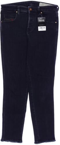 Damen Jeans, grau, Gr. W27 L35, Elasthan, Baumwolle, Leder - Second Hand - Diesel - Modalova