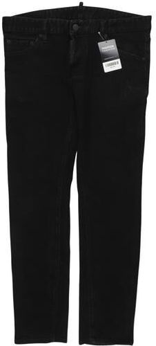 Damen Jeans, schwarz, Gr. EU 44 (IT 50), Elasthan, Baumwolle, Leder, Synthetik - Second Hand - Dsquared2 - Modalova