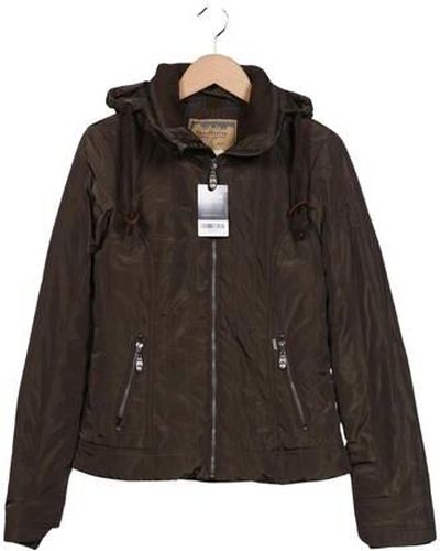 Damen Jacke, braun, Gr. M, Synthetik - Second Hand - Dreimaster - Modalova
