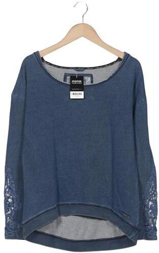 Damen Sweatshirt, blau, Gr. M, Elasthan, Baumwolle - Second Hand - Dreimaster - Modalova
