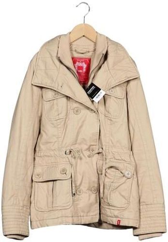 Damen Mantel, beige, Gr. M, Baumwolle, Synthetik - Second Hand - edc by Esprit - Modalova