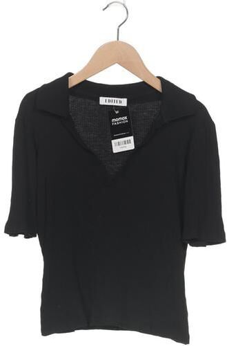 Damen Poloshirt, schwarz, Gr. EU 36, Elasthan, Viskose - Second Hand - EDITED THE LABEL - Modalova