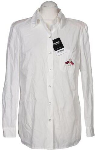 Damen Bluse, weiß, Gr. EU 38, Baumwolle - Second Hand - Elegance Paris - Modalova