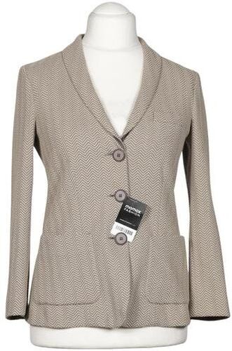 Emporio Armani Damen Blazer, beige, Gr. EU 42, Baumwolle, Synthetik, Viskose - Second Hand - Giorgio Armani - Modalova