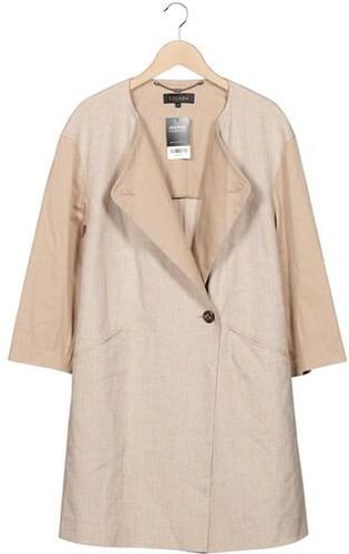 Damen Mantel, beige, Gr. EU 44, Elasthan, Baumwolle, Synthetik, Viskose - Second Hand - ESCADA - Modalova